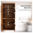 thumbnail image 5 of 64" Kitchen Pantry - Freestanding Storage Cabinet with Adjustable Shelves, Oak Finish - Kitchen Organization for Dishes, Pots, & Dry Goods, 5 of 9
