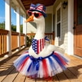 thumbnail image 5 of XGFHYJEH 4th of July Porch Goose Outfits 23 inch, Memorial Day Patriotic 250th Porch Goose Clothes, Independence Day Porch Goose Accessories Costume for Outdoor Lawn Yard Garden Decor, 5 of 6
