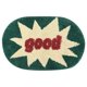 thumbnail image 1 of REGALWOVEN Alfombra de baño divertida con letras, tapete absorbente antideslizante, lavable para ducha, bañera verde oscuro 20" x 32", 1 of 6