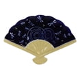 thumbnail image 3 of Ebros Set Of 4 Blue Ripple Dragonflies Oriental Fan Shaped Sushi Plates, 3 of 5