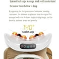 thumbnail image 3 of Electric Abdominal Massager Stomach Machine, Electric Bian Stone Tummy Kneading Instrument, Double Disc Large Area Massage, Forward/Reverse Massage, for Abdominal, Period Cramps Pain Relief., 3 of 6