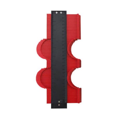 Ruled Contour Duplication Gauge 10 Inch Plastic Circular Frame Profile Gauge