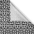 thumbnail image 4 of Ambesonne Geometric Valance Pack of 2, Modern Style Triangles, 54"X12", White Charcoal Grey, 4 of 5