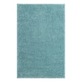 thumbnail image 2 of Unique Loom Everyday Shag Collection Area Rug - Solid (4' x 6' Rectangle Turquoise), 2 of 5