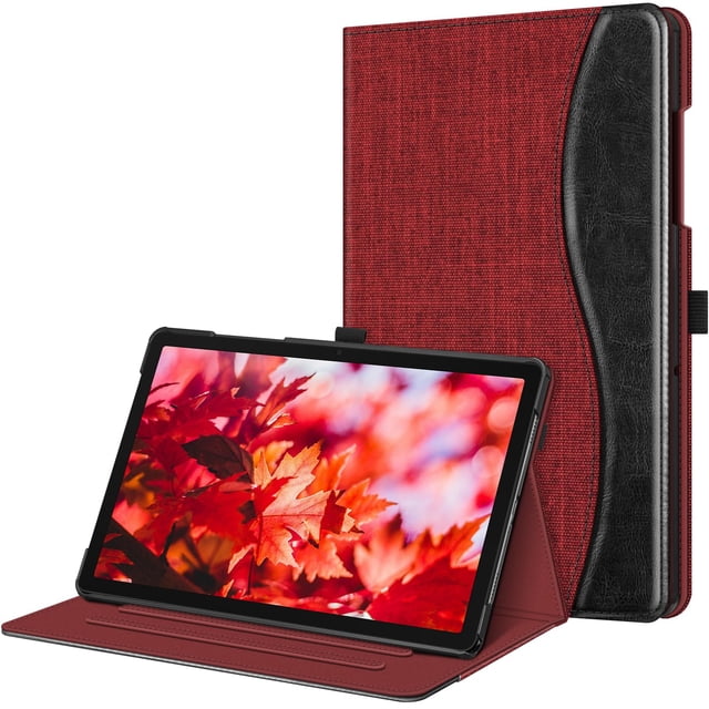 Funda Fintie para Samsung Galaxy Tab A11+ Plus de 11 pulgadas 2025/A9+ Plus 2023, color vino
