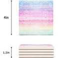 thumbnail image 3 of FMSHPON Mandala Set of 8 Coaster for Drinks, Absorbent Ceramic Stone Coasters Cup Mat with Cork Base for Home Kitchen Room Coffee Table Bar Decor, 3 of 4