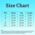 thumbnail image 2 of Boyscolos Womens High Waisted Striped Shorts Comfy Lightweight Breathable Stretchy Waist With Pockets Lounge Clohtes Summer Daily Wear Red 2XL, 2 of 6