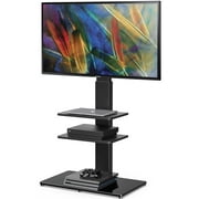 FITUEYES Universal Floor Swivel TV Base TV Stand with Mount for 32-65 Inch Samsung TCL Apple Vizio TVs