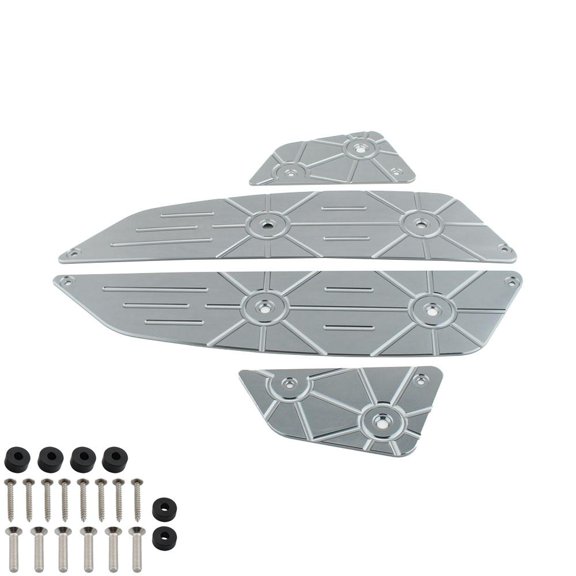 Placa reposapiés para motocicleta, almohadillas apoyo para los pies, cubierta, accesorios para motocicleta, repuestos, pieza repuesto para Gris