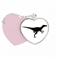 thumbnail image 1 of Los huesos fósiles de dinosaurio en miniatura Bolsa de viaje Mirror maquillaje corazón rosa, 1 of 4