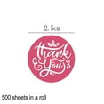 thumbnail image 2 of Whataatahia 500 etiquetas adhesivas de agradecimiento por su pedido para compras hechas a mano, pegatinas para pequeñas tiendas y empresas, 2 of 5
