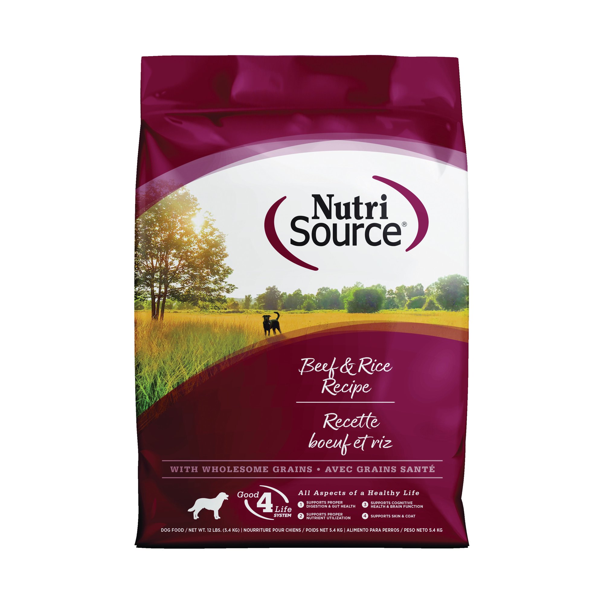 ADMC NutriSource Dry Dog Food - Pack of 4