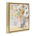 thumbnail image 2 of Stupell Industries Shabby Chic Floral Inspirations Grateful Heart Gold Floating Frame Canvas Art, 25 x 25, by Suzanne Nicoll, 2 of 8