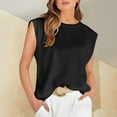 thumbnail image 2 of XDIAHBPL Camisole Tops For Women Round Neck Loose Short Sleeve T Shirt Vest Fashion Casual Tank Tops, 2 of 4