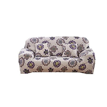 Tayyakoushi 2 Seater Sofa Cover Stretch Elastic Polyester Fabric Tayyakoushi 2 Seater Sofa Cover Stretch Elastic Polyester Fabric Soft Couch Fl Print Slipcover