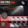 thumbnail image 3 of Luz de trabajo LED redonda para coche de 7 pulgadas, 6000K y 200W, 3 of 7