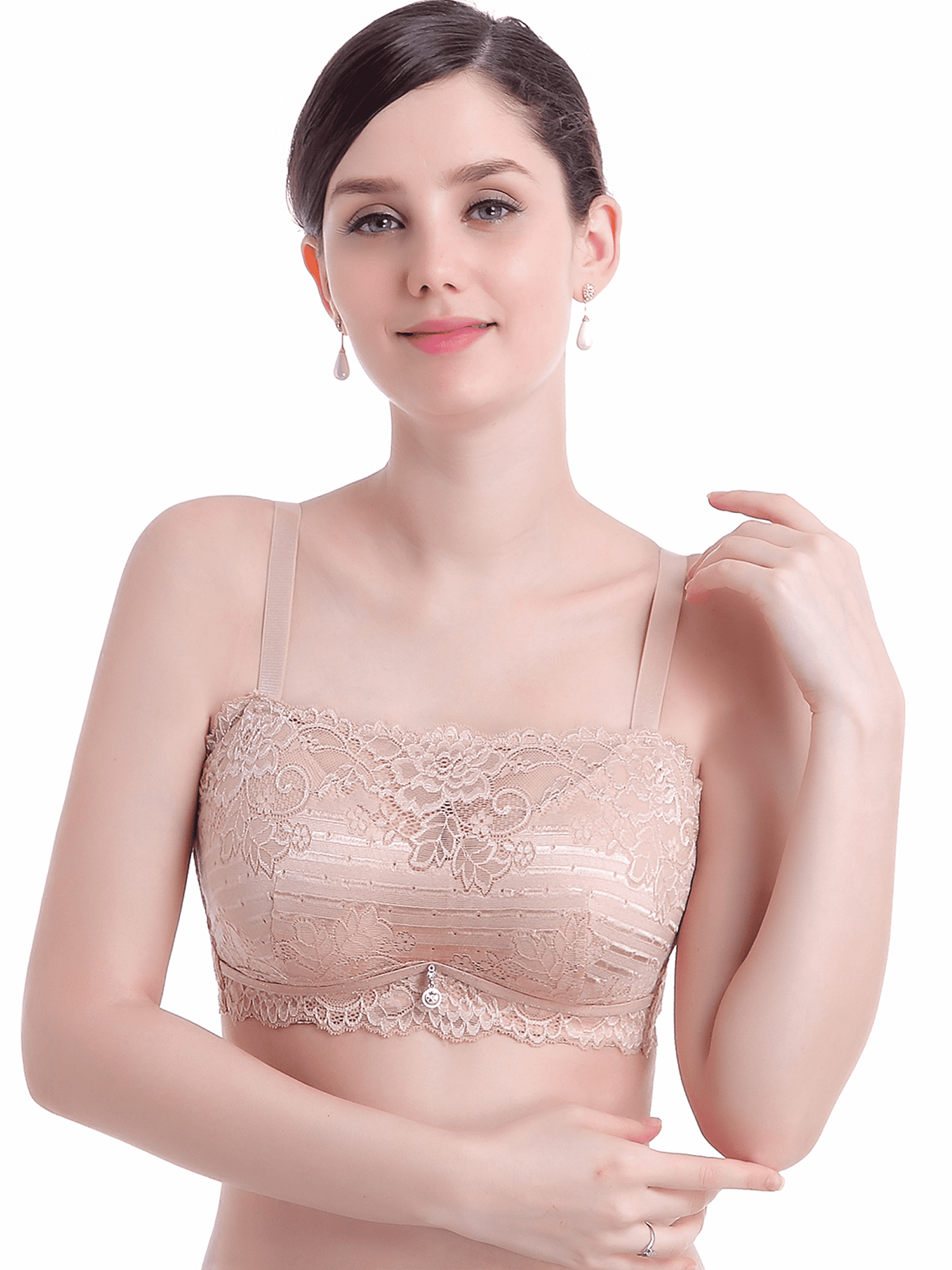 BIMEI Mastectomy Bra with Pockets for Breast Prosthesis Women's Full