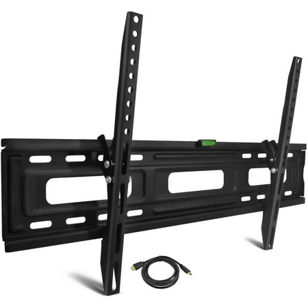 Universal Tilting TV Wall Mount for 24" up to 84" TV Display with HDMI Cable, UL Certified VESA up to 700 x 400