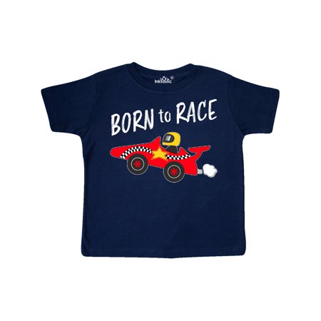 

Inktastic Born to Race- Red Race Car Gift Toddler Boy or Toddler Girl T-Shirt
