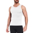 thumbnail image 4 of hoksml Men's Compression Tank Top, Polyester-Spandex Athletic Shirt for Workout, Running, and Gym Use, 4 of 9