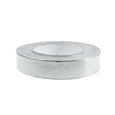 

Aluminum Foil Adhesive Sealing Tape Thermal Resist Fireproof Duct Repairs High Temperature Resistant Foil Adhesive Tape 25mmx50m (Silver)