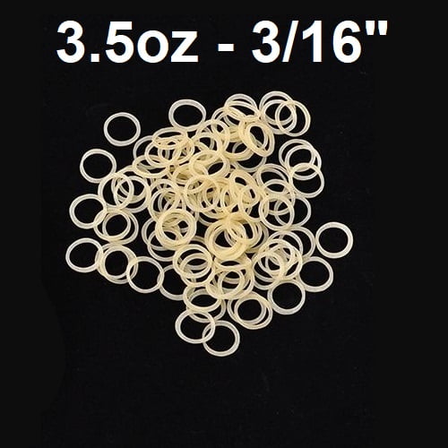 3 16 orthodontic rubber bands
