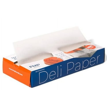 Fit Meal Prep [500 Pack] 12 x 10.75" Wax Paper Sheets for Food, Interfolded Precut Deli Paper, Pop Up Grease-Proof Sandwich Paper Wraps, Waterproof for Lunch, Food Basket, Microwave Cover, BBQ