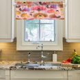 thumbnail image 3 of Coolnut Window Valance -Happy Thanksgiving Turkey Kitchen Curtain - Curtains Rod Pocket Blackout Valance Topper Curtains for Kitchen Bathroom, 1 Panel, 54x18in Home Decor, 3 of 6