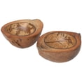 thumbnail image 1 of 2 portavelas de cáscara de coco para hacer velas., 1 of 5
