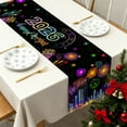 thumbnail image 6 of DefiDgd Happy New Year Eve Tablecloth,Disposable Rectangular Tablecloth Party Decorations,Waterproof Table Cover for Kitchen Home New Year Themed Party Table Decoration(A), 6 of 6