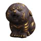 thumbnail image 1 of Estatua de mascota de té, suerte, fortuna, coleccionable, mini escultura, figura en miniatura para violeta dorado, 1 of 9