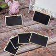 thumbnail image 4 of 10pcs Wooden Chalkboards Hanging Chalkboard Signs Cute Erasable Liquor Decanter Labels with String Message Board Tags DIY for Food Labels Wedding Parties Place Cards 6x8cm (2x3 inch), 4 of 7