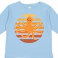 thumbnail image 4 of Inktastic Octopus Ocean Sunset Boys or Girls Long Sleeve Toddler T-Shirt, 4 of 5