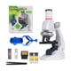 thumbnail image 2 of Kits de ciencia para niños Microscopio para principiantes STEM Science Educational Toy 100X 400X 120, 2 of 7