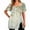 Green, variant on Holiday Womens Tops Short Sleeve Relaxed Fit Blouses Side Vent Blue Floral Shirts Ladie's Tops