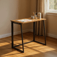 thumbnail image 4 of Homy Casa Folding Sewing Table for Small Spaces, Portable Craft & Sewing Workstation, Vintage, 4 of 8