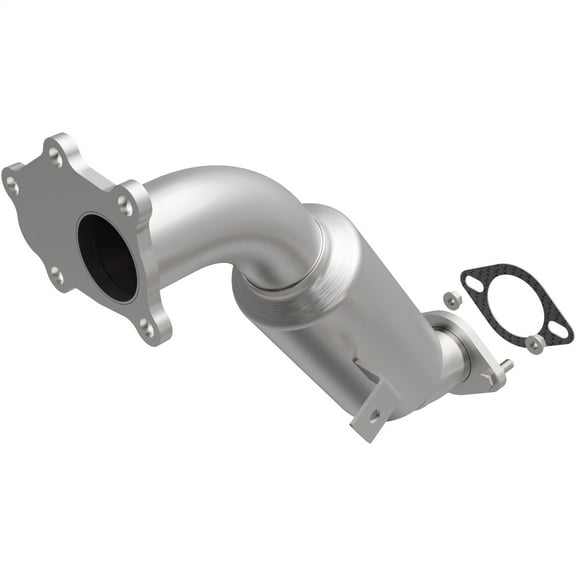 MagnaFlow California Converter 5411044 Direct Fit California Catalytic Converter; 2.5 in. Tubing; 2.5 in. Inlet/2.25 in. Outlet; Round; Stainless Steel;