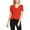 Red, variant on Women's Basic V-Neck Short Sleeve Solid Cotton T-Shirts