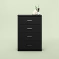 thumbnail image 6 of Furinno Tidur Simple Design 4-Drawer Dresser with Handle, Americano, 6 of 6