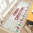 thumbnail image 5 of PALIFEUR Christmas Rugs for Living Room, 50 x 20 Inch Holiday Snowflake Decor Area Rug for Bedroom, Non Slip Washable Christmas Living Room Rug for Festival Party Decorations, 5 of 7