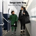 thumbnail image 6 of Fit + Fresh All The Things XL Tote Bag, Travel & Overnight Bag, Black, 6 of 11