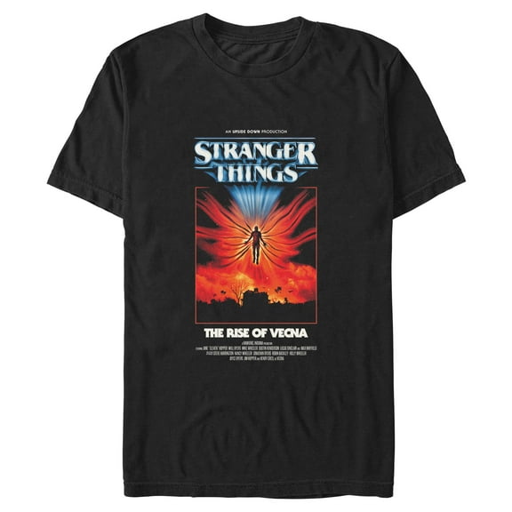 Netflix Men's Stranger Things The Rise Of Vecna Retro Poster T Shirt