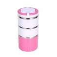 thumbnail image 2 of YLSHRF Stainless Steel Easy To Carry Food Storage Box, Lunch Storage Box, 1-3 Layer Food Container, For Home School Office Camping, 2 of 8