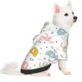thumbnail image 2 of Salouo Little Elephant Pattern Small Dog Hoodie Sweatshirts Dog Clothes Coat Clothing Puppy Sweater Outfit Pullover Pet Winter Coat Sweater Outfit-Large, 2 of 7