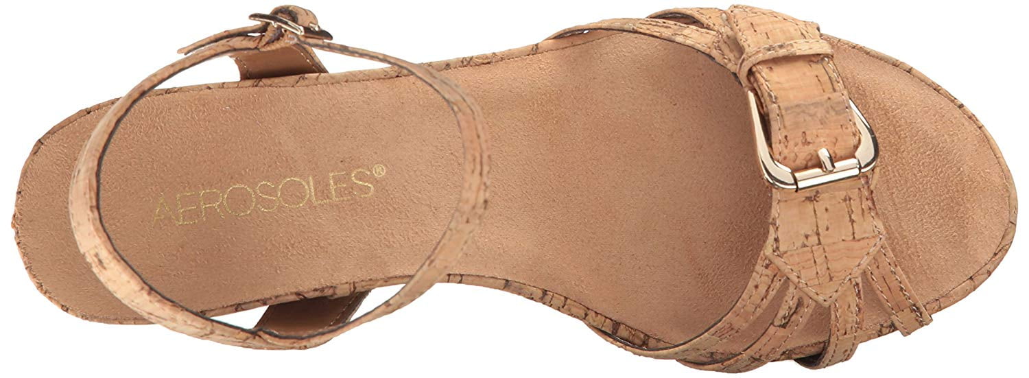 aerosoles women's plush around wedge sandal