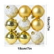 thumbnail image 3 of Adornos navideños, bolas navideñas, juegos de bolas navideñas colgantes, decoración, adornos para árboles de Navidad, adornos, suministros para decoración navideña, 9 bolas decorativas., 3 of 6
