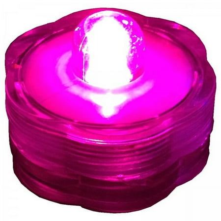 BlueDot Trading Submersible Tea Lights, Pink, 12-Pack