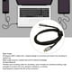 thumbnail image 3 of Cable USB C a USB C de 90 Grados de 100 W Cable de Datos Tipo C a Tipo C en ángulo Recto para Steam Deck 10 Gbps 4K 60 Hz Cable VR Link Carga Rápida PD100W Pantalla HD, 3 of 8
