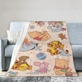 thumbnail image 2 of Eeyore Cartoon Fleece Blanket for Boys Girls Kids, Ultra Soft Cozy Warm Flannel Throw Blankets, Plush Blanket Gifts for Bed Sofa Living Room Couch Home Decor 40"X30", 2 of 7