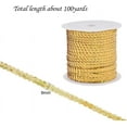 thumbnail image 4 of about 100 Yards/Roll Flat Round Golden AB-Color Plastic Paillette Beads Sequin Beads Roll Ornament Accessories For Decoration 6mm, 4 of 8